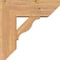 Ekena Millwork Funston Slat Smooth Bracket w/ Offset Brace, Western Red Cedar, 7 1/2"W x 20"D x 20"H BKT0806X20X20FST06SWR - alternate 4
